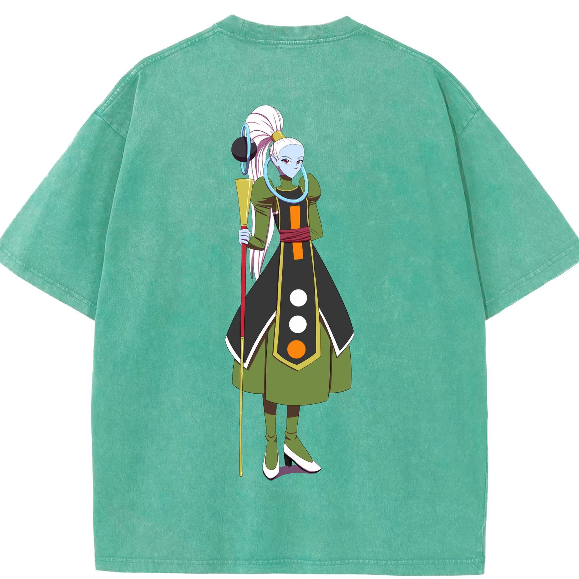 （画像用） ドラゴンボール DRAGON BALL 綿100% ヴィンテージ風 半袖Tシャツ（背面プリント）